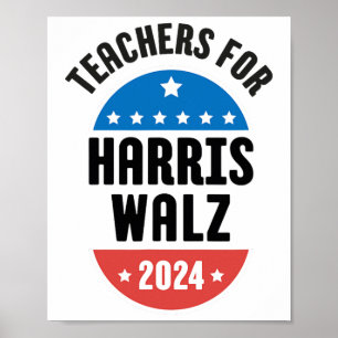 Teachers For Harris Wheimer 2024 Poster