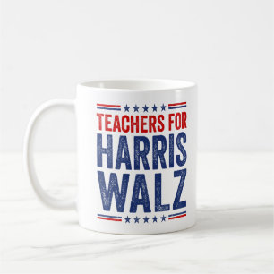 Teachers For Kamala Harris Walz Election 2024 Coffee Mug