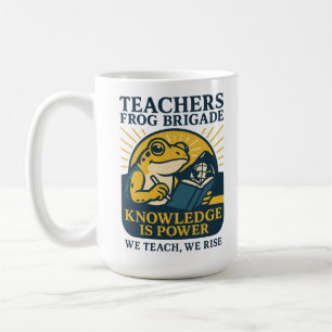 Teachers Frog Brigade – Knowledge Is Power Coffee Mug
