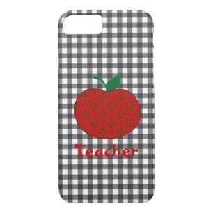 Teacher's Gingham Apple iPhone 7 case