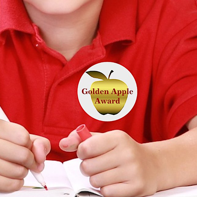 Teacher's Golden Apple Award Stickers (Creator Uploaded)