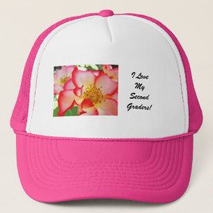 Teachers hat Rose Flowers Pink Second Graders