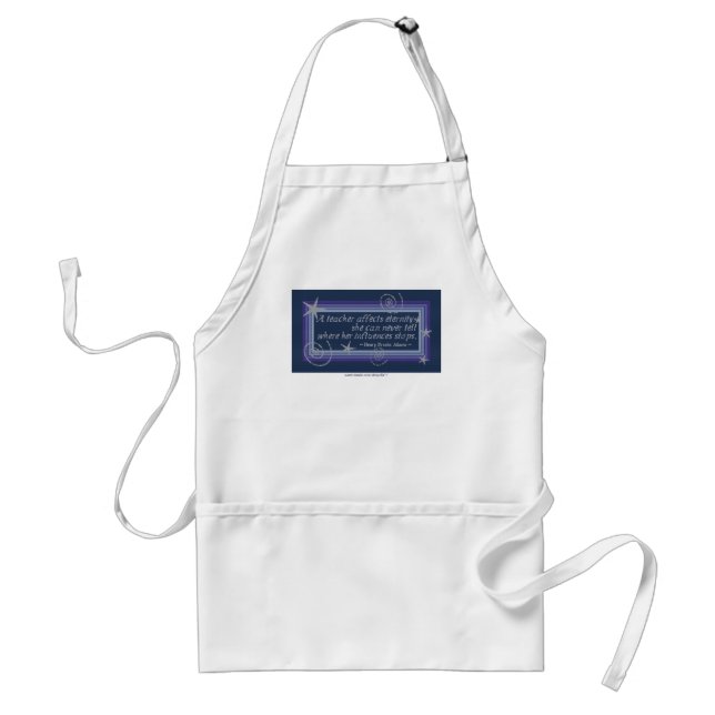 TEACHER'S INFLUENCE - WOMAN STANDARD APRON (Front)