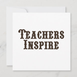 Teachers Inspire