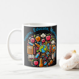 Teacher's Inspire, Educate, Motivate Coffee Mug