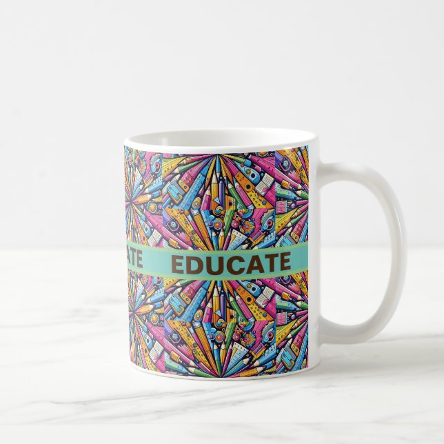 Teacher's Inspire, Educate, Motivate Coffee Mugs (Right)