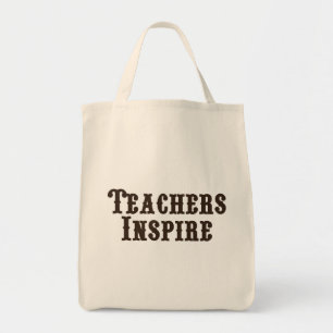 Teachers Inspire Tote Bag