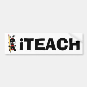 Teacher's Ladybug Bumper Sticker