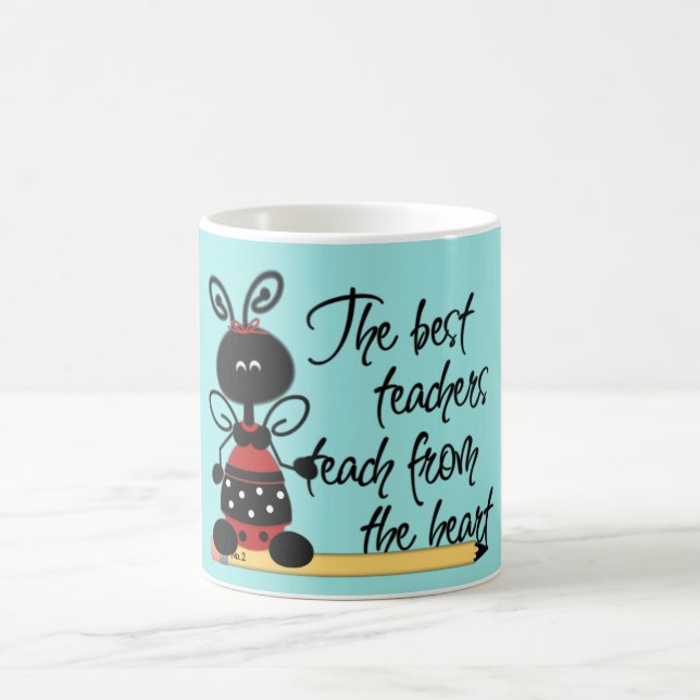 Teachers Ladybug Coffee Mug (Center)