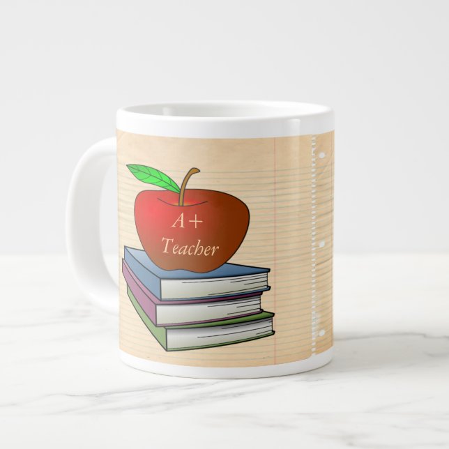 Teacher's Large Coffee Mug (Front Left)