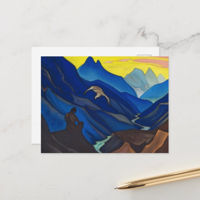 Teacher's Legacy by Nicholas Roerich Postcard (Front/Back In Situ)