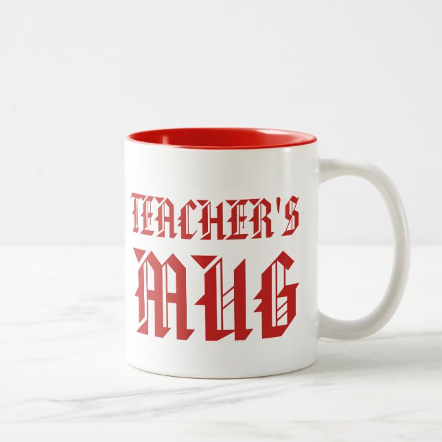 Teacher's mug | Cute Bright Fun Humor Slogan Mug (Right)