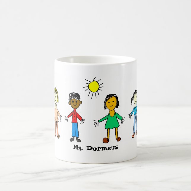 Teacher's name CUSTOMIZABLE Mug (Center)