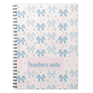 Teachers Notes Notebook