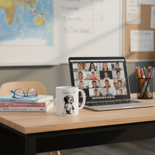 Teachers Pet=Drawing of Beagle Coffee Mug