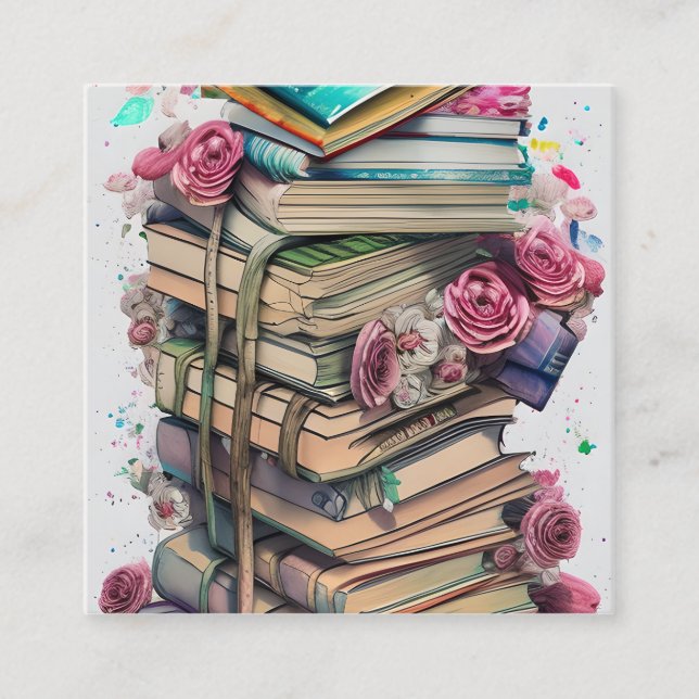 Teachers Play a Crucial Role in Shaping the Future Square Business Card (Front)