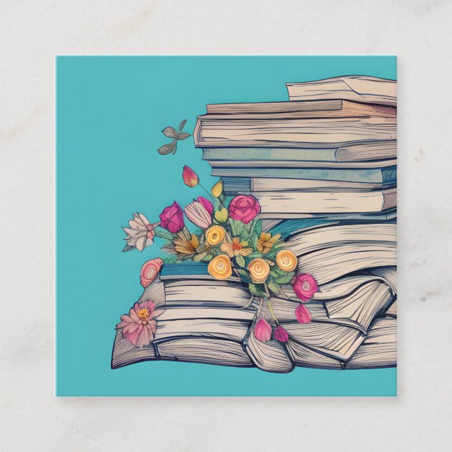 Teachers Play a Crucial Role in Shaping the Future Square Business Card (Front)