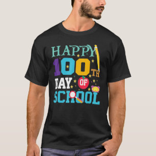 Teachers Pre K Kindergartens Happy 100th Day Of S T-Shirt