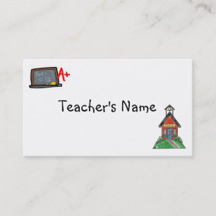 Teachers Profile Card Template