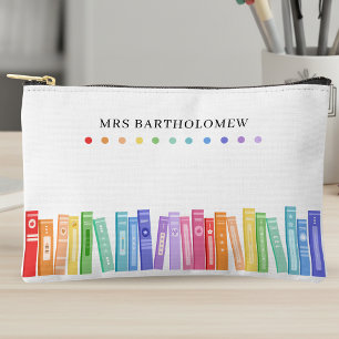 Teacher's Rainbow Colour Books Custom Accessory Pouch