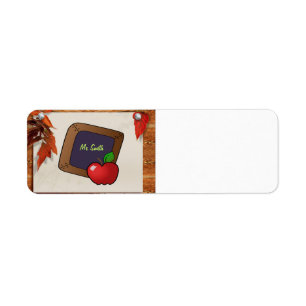 Teacher's Return Address Label