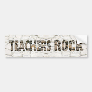 Teachers Rock Bumper Sticker