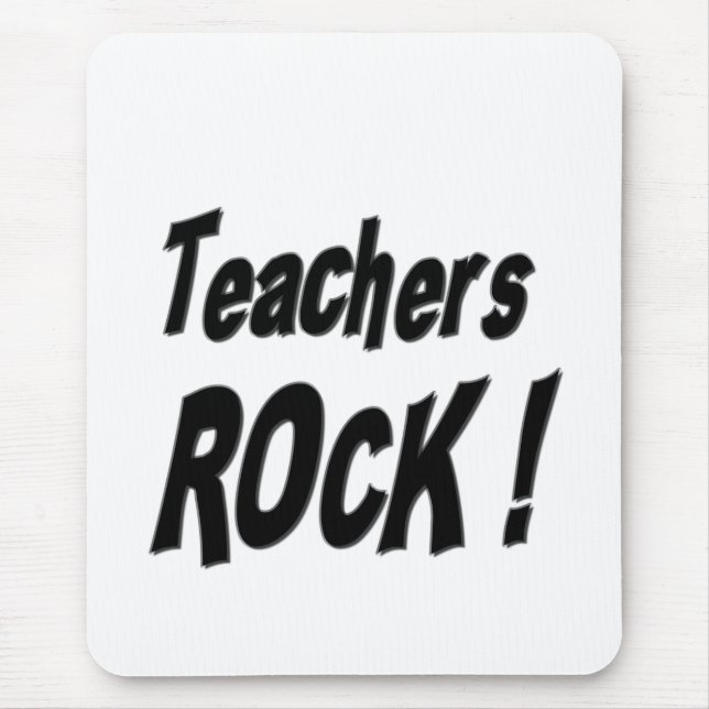 Teachers Rock! Mousepad (Front)