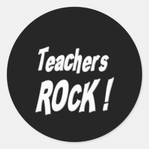 Teachers Rock! Sticker