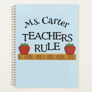 Teachers Rule Personalised Monthly/Weekly Planner