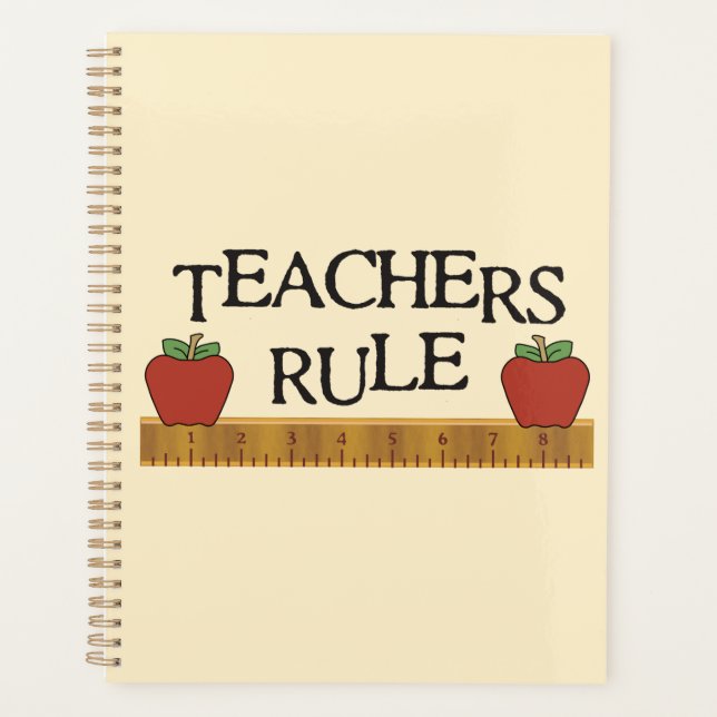 Teachers Rule Teacher Planner (Front)