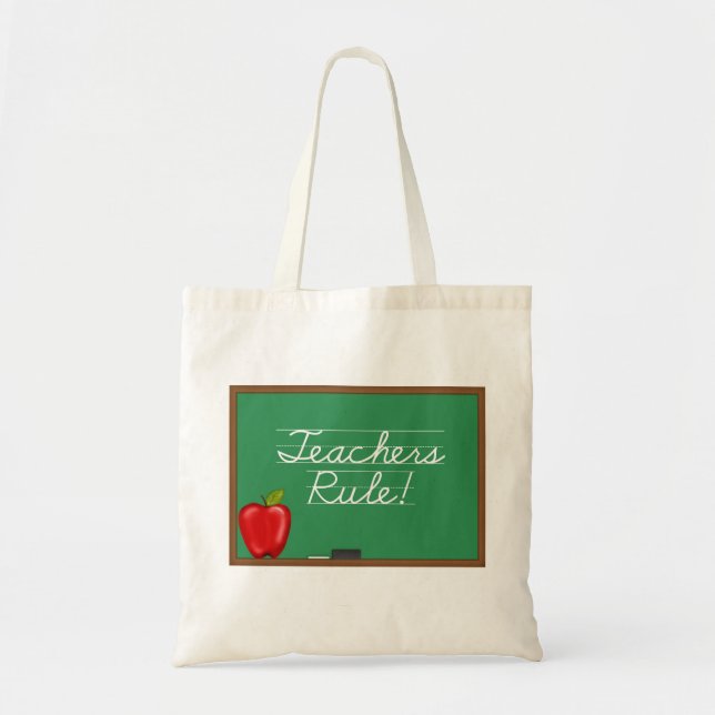 Teachers school Chalkboard Bag (Front)