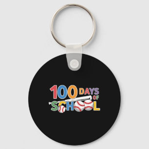 Teachers Students Funny 100 Days Of School Bysebyl Key Ring