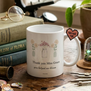 Teachers Thank you Gift Minimal Aesthetic Coffe Coffee Mug