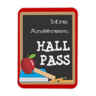 Teachers Tools Blackboard & Apple Hall Pass Magnet