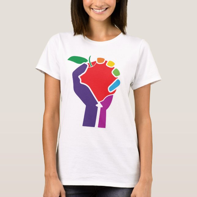 Teachers United Rainbow T-Shirt (Front)