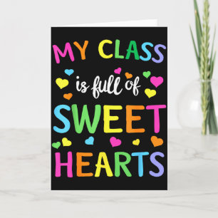 Teachers Valentines Day Shirt Cl Full Of Sweethear Card