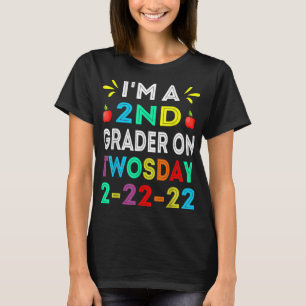Teaching 2nd Grade On Twosday 2-22-22 T-Shirt