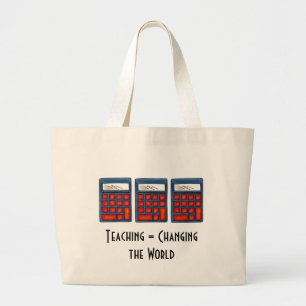 Teaching = Changing the World Teacher Gift Tote