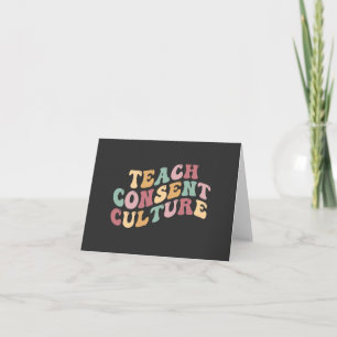Teaching Consent Culture Thank You Card