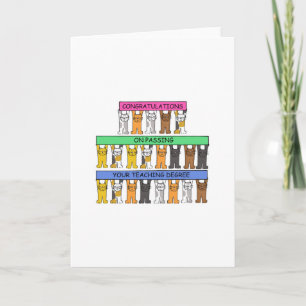 Teaching Degree Congratulations Card