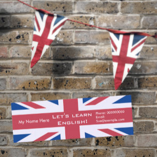 Teaching English Language -- Advertising Cards