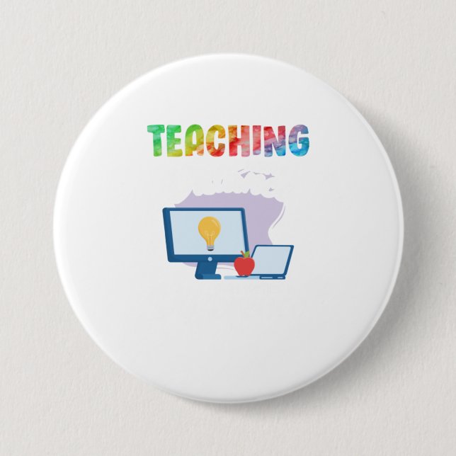 Teaching From A Distance Still Making A Diff 7.5 Cm Round Badge (Front)