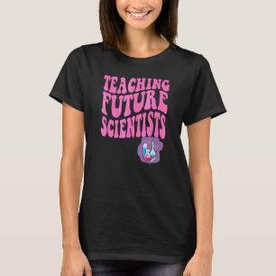Teaching Future Artists Retro Teacher Students Sci T-Shirt