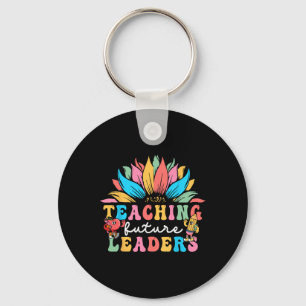 Teaching Future Leaders Groovy Sunflower Key Ring