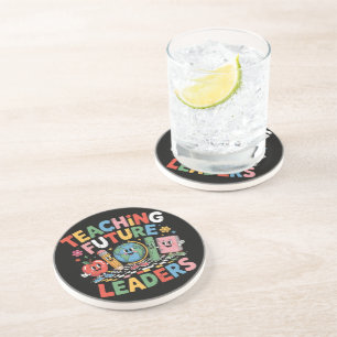 Teaching Future Leaders Groovy Teacher Coaster