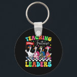 Teaching Future Leaders Silly Goose Teacher Back T Key Ring<br><div class="desc">Teaching Future Leaders Silly Goose Teacher Back To School</div>