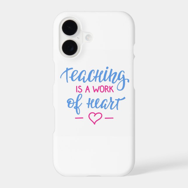 Teaching Is A Work Of Heart (Back)