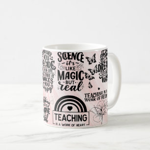 teaching is a work of heart coffee mug