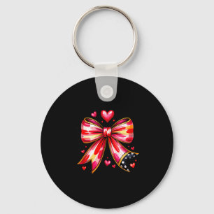 Teaching Is A Work Of Heart Pencil Bow Teacher Val Key Ring