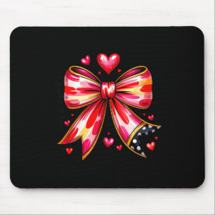Teaching Is A Work Of Heart Pencil Bow Teacher Val Mouse Pad